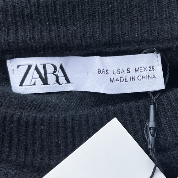 Zara Wool Blend Multi-Positional Button Knit Midi Dress - Picture 7 of 10